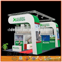 shanghai contractor of double deck booth displays for trade show two tier exhibition stand design